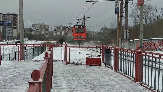 2ЭС6 "Синара" Электровоз Перегон Аппаратная-Шарташ смотреть онлайн