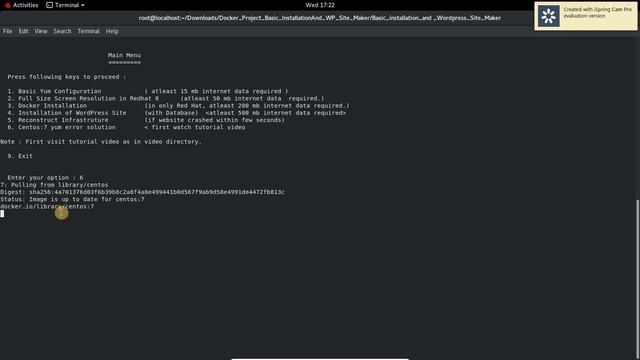 7. Docker Centos:7 image yum error solver смотреть онлайн