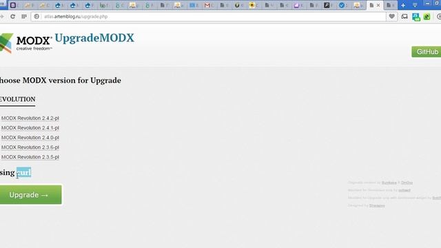 Обновление MODx Revolution до последней версии | Upgrade MODX Revolution