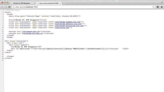 Getting Started with Kendo UI PHP Wrappers (Part 1/3) смотреть онлайн