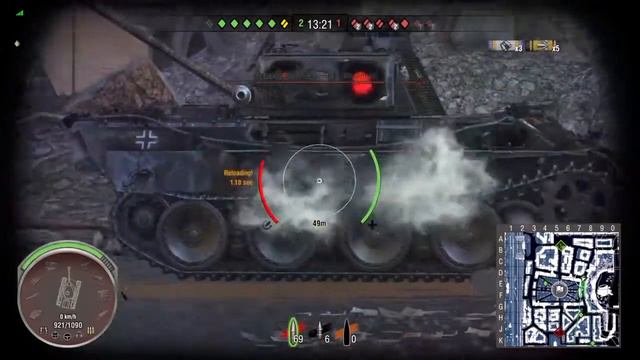 World of Tanks : Revenant Kraft's Panther Premium Tank Gameplay PS4 (2 kills) смотреть онлайн