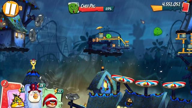 Angry birds 2 daily challenge Monday February 19, 2024 boss Chef pig. смотреть онлайн