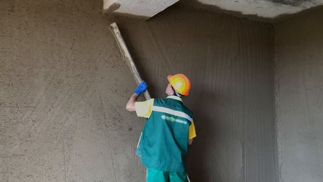 Об'єкт: Марко Поло. Процес оштукатурювання стін