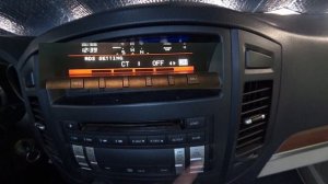 Pajero Wagon IV сбивается время (не правильно идут часы)