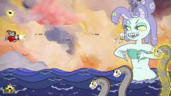 Cuphead: Master Quest / Hitless / Cala Maria / S-Rank / Mod / 3:02 IGT (04)