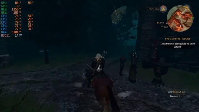 Witcher 3 : Wild Hunt on i3 6006U ,8gb ram ,AMD R5 M330 ,Fps Test. смотреть онлайн