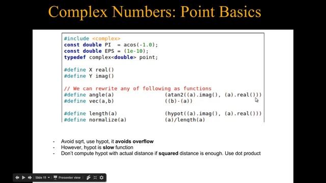 Computational Geometry - Complex Number and 2D Point (Arabic) смотреть онлайн
