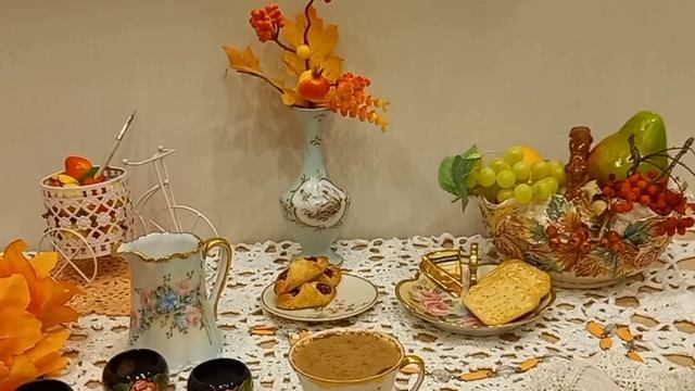 Сервировка стола для утреннего кофе! смотреть онлайн