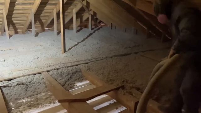 Утепление потолок Эковата