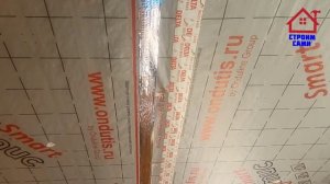 Пароизоляция потолка в деревянном доме.