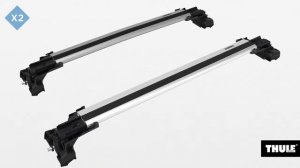 Установка багажника Thule WingBar Edge EVO