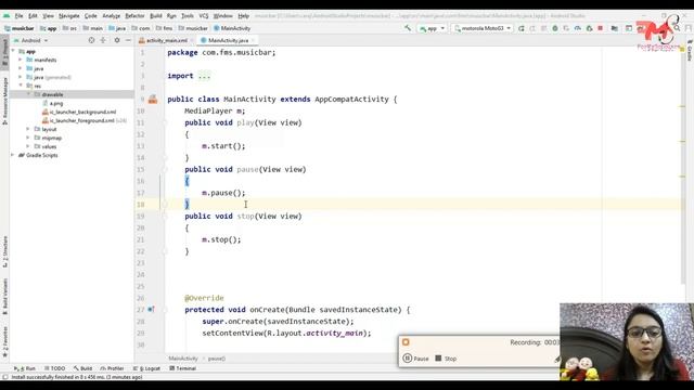 #18 MediaPlayer in Android Studio | Playing Music in Android App | Android Development Tutorial смотреть онлайн