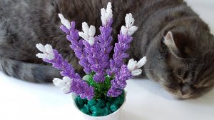 Бисероплетение. Рукоделие. Цветы из бисера. Кустик Эрика. Мастер класс. Пошаговый МК для начинающих.