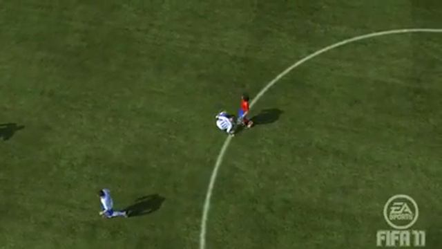 FIFA 11: Puyol Jumps On Sneijder