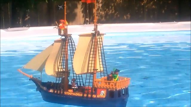 Playmobil Jolly Roger Skull Pirate Ship смотреть онлайн