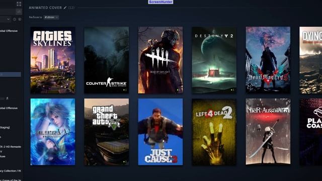 Animated Game Covers on Steam Library смотреть онлайн