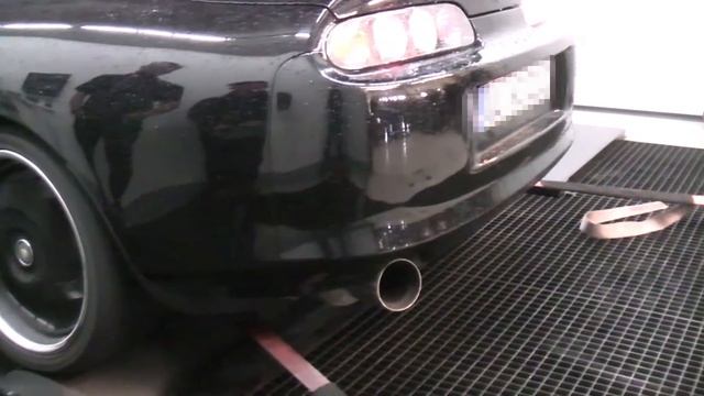The BM - Toyota Supra (1996) - Dyno-Run - Sound with Flames | VLOG 012 смотреть онлайн