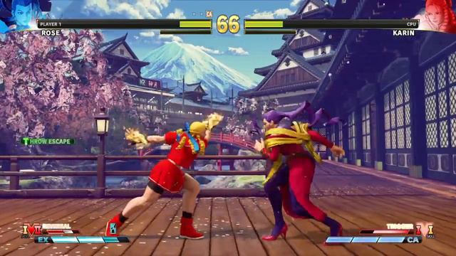 STREET FIGHTER V Rose vs Karin смотреть онлайн