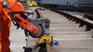 Рельсорезный станок Robokatta - автоматический рельсорез итальянского завода Cembre