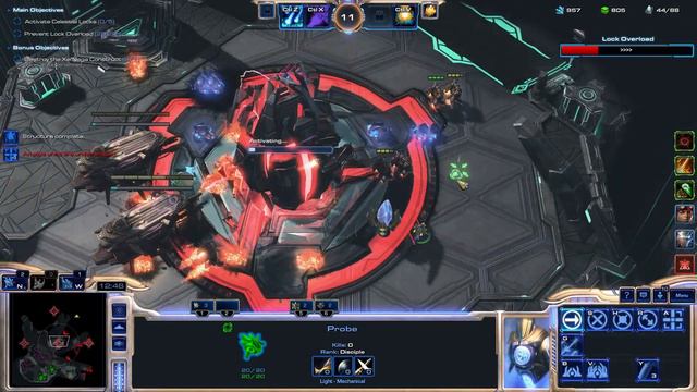 STARCRAFT 2 COOP MUTATION | BURNING LEGION | KARAX & HAN AND HORNER | LASERS AND AIR UNITS смотреть онлайн