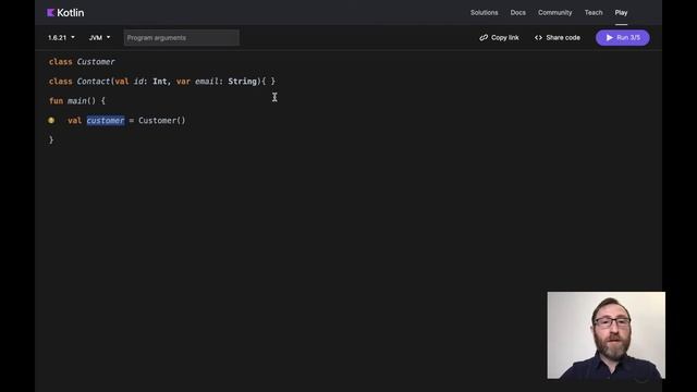 Kotlin Tutorial by Example #8 - classes declaration and properties смотреть онлайн