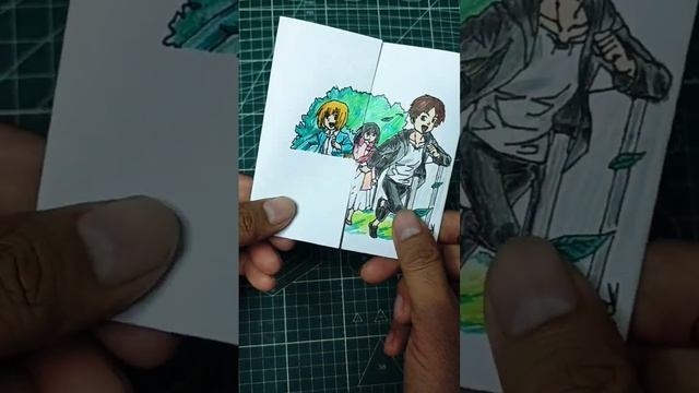 Eren, Mikasa And Armin - AOT Final Season Paper Fold #attackontitan #aot #aotfinalseason смотреть онлайн
