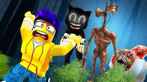 МОНСТРЫ ТРЕВОРА ХЕНДЕРСОНА ОХОТЯТСЯ НА НАС! SCP СИРЕНОГОЛОВЫЙ ПРОТИВ ЛЮДЕЙ! ВЫЖИТЬ В ЛЕСУ В ROBLOX