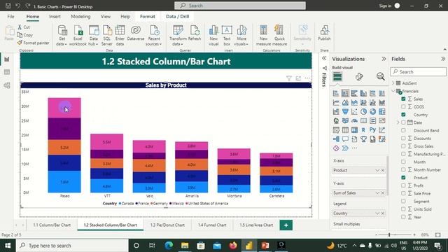 1.7 Include & Exclude feature from graph | Power BI Tutorial in Hindi | by Sachin (Excellearn) смотреть онлайн