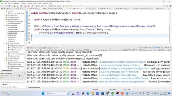 Full Stack Ecommerce Project Using Spring Boot And Angular | MySql, Spring Security, Jwt