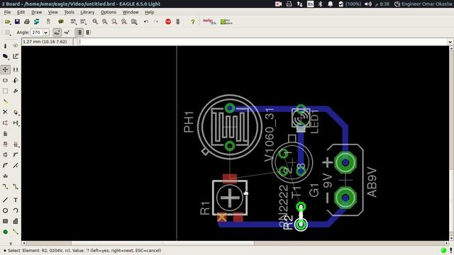 How to make a PCB Design to CNC + Eagle "عربي " смотреть онлайн