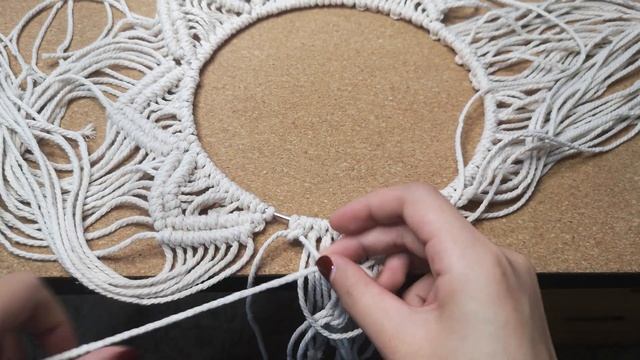 DIY Macrame Mirror | Macrame Mandala Tutorial For Beginners（Step By Step Guide）