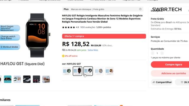 ALIEXPRESS MEGA PROMOÇÃO / JBL GO 3 por R$162 / SMARTWATCH por R$45 / TWS LENOVO por R$28 смотреть онлайн