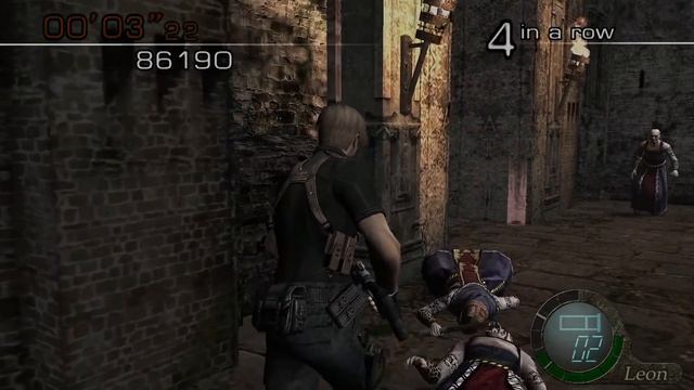 Resident Evil 4 HD (PS4) Mercenaries Leon 5 Stars ALL STAGES смотреть онлайн