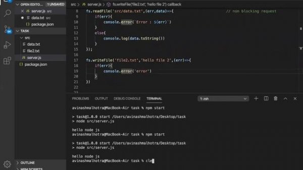 NodeJS Tutorial | Part - 4 | Node JS FS Module, Nodejs File System