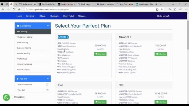 Goviral Hosting | ले 20रू | wordpress install website unlimited plugging | free hosting смотреть онлайн