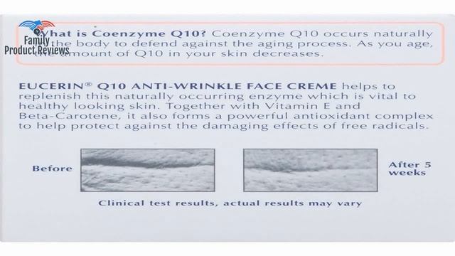 Eucerin Q10 Anti-Wrinkle Face Cream - Fragrance Free Moisturizes for Softer Smoother Skin - 1.7 oz. смотреть онлайн