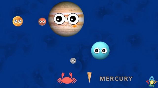 Yummy PLANETS GAME | Planets for KIDS | Mercury Venus Earth Mars Jupiter Saturn Uranus Neptune смотреть онлайн