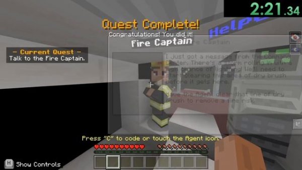 i speedrun minecraft education edition