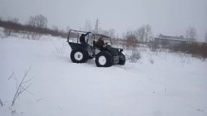 Вездеход на шинах низкого давления