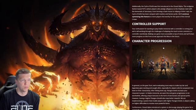 👿They DELAYED Diablo Immortal?! Still a YEAR away? смотреть онлайн