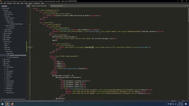 Laravel Livewire Live Search | Search in Livewire | Livewire Search Example | Livewire Search Filte смотреть онлайн