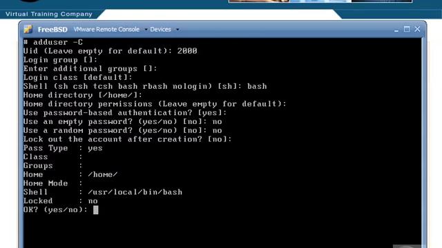 FreeBSD - Configure User Defaults and Login смотреть онлайн