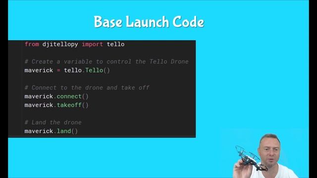 Connecting to Ryze Tello Drone using Python смотреть онлайн