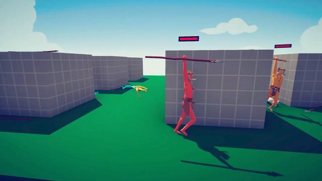 BATTLE ROYALE - FREE FOR ALL - SPIKES MAP | Totally Accurate Battle Simulator TABS смотреть онлайн