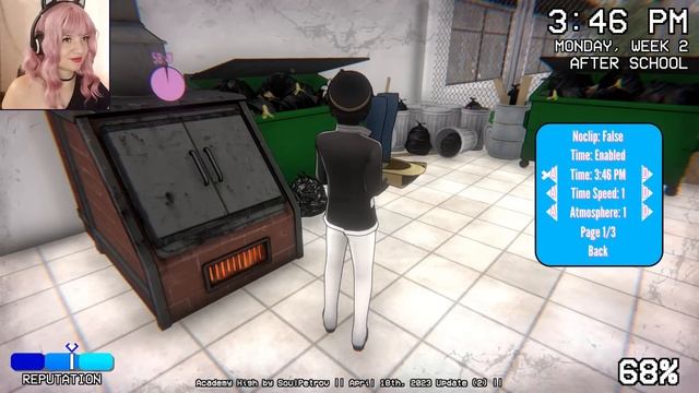 Часть 1.2 - Жестокий батя яндере в Яндере симулятор 1980 / Yandere Simulator - Academy High