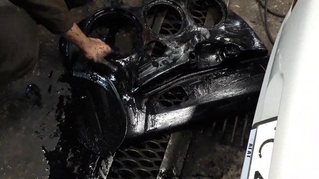 Покраска раптором обшивку двери неудачная попытка