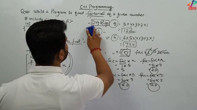 Factorial of a Given Number | Using While and For Loop | C++ Programming | In Hindi смотреть онлайн