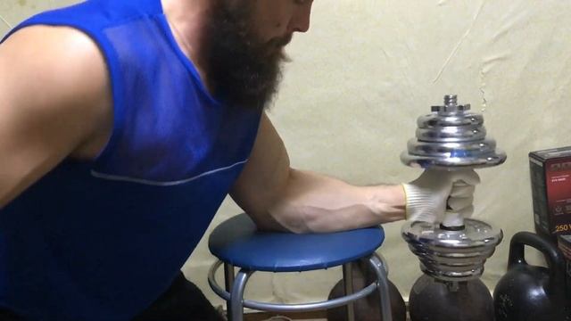 Вращение Гантели 15 кг для развития Предплечья,Запястья и Хвата! смотреть онлайн