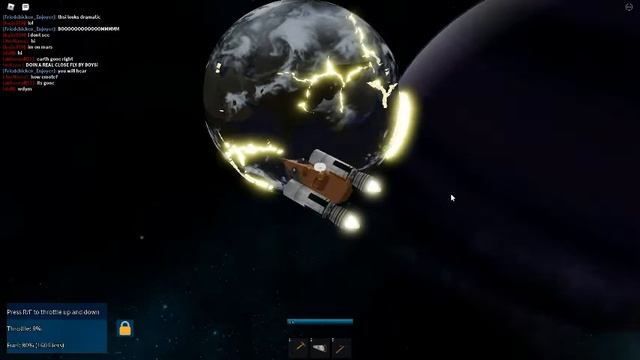 Nibiru crashes into earth but in Air perspective / ROBLOX / Solar System Exploration смотреть онлайн