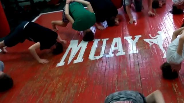 на тай боксе #тренировка смотреть онлайн